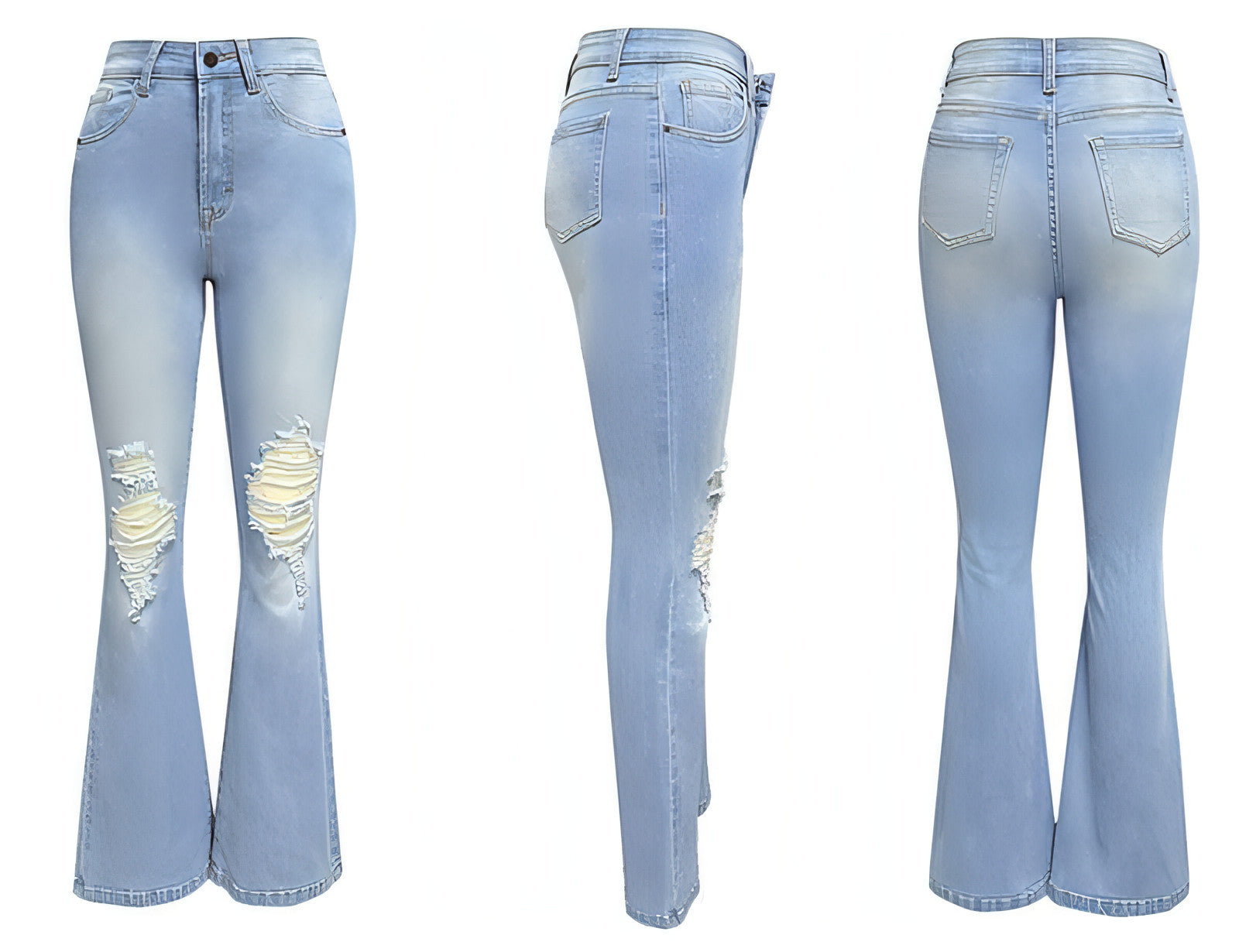 UrbanEase™ Wide-leg Jeans Women Secondary image