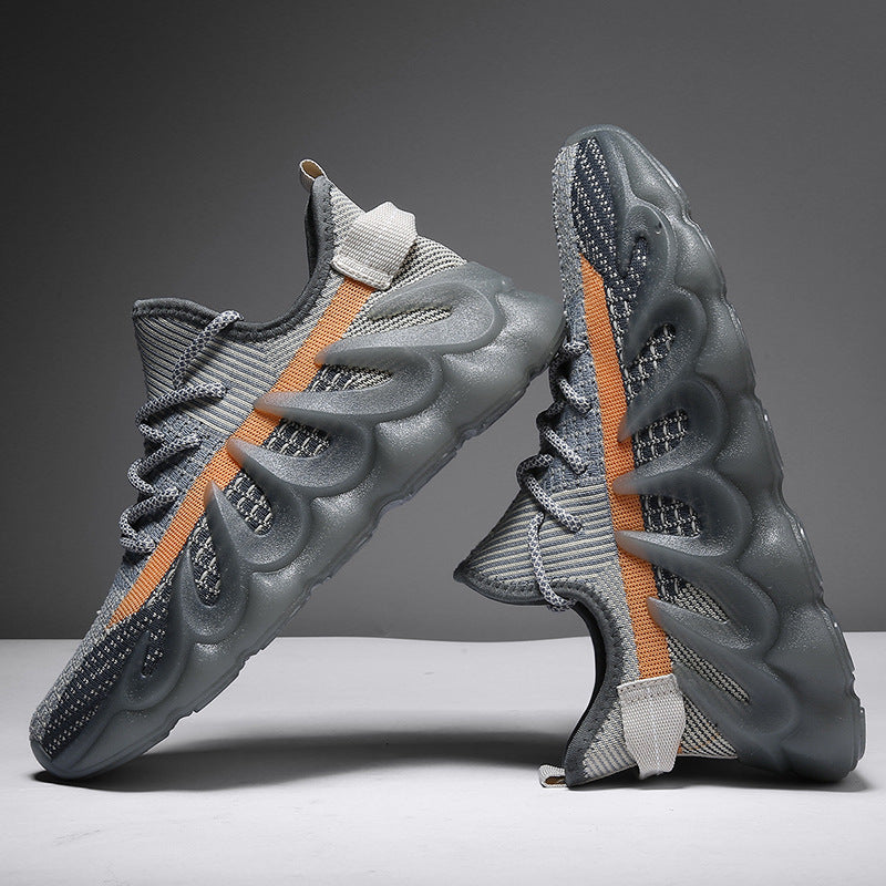 Fashion Sneakers With Wave Sole Cool Sports Shoes Men Main image