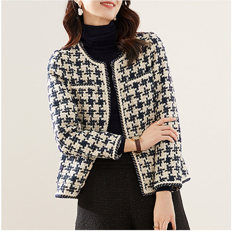 Houndstooth Small Fragrance Jacket Women Clothing Main image