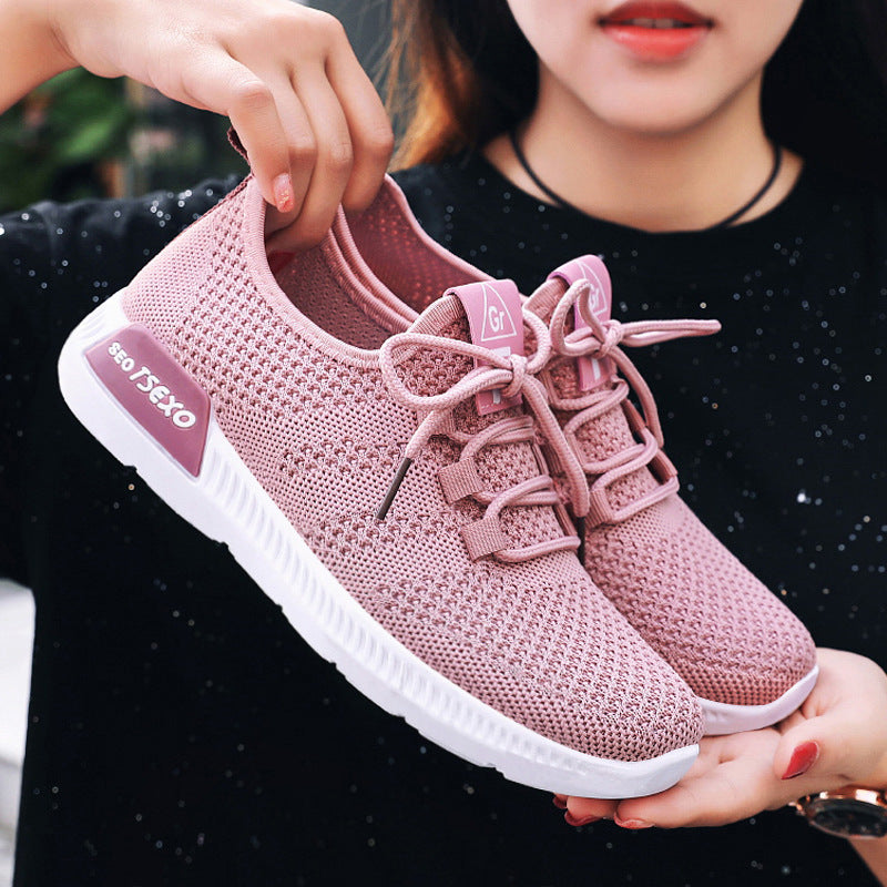 Casual Cross Strap Women Breathable Sneakers Main image