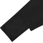 Women's Clothing Cross V-neck Stitching Slim-fit Long-sleeved