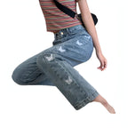 DenimDare™ Butterfly Straight Jeans