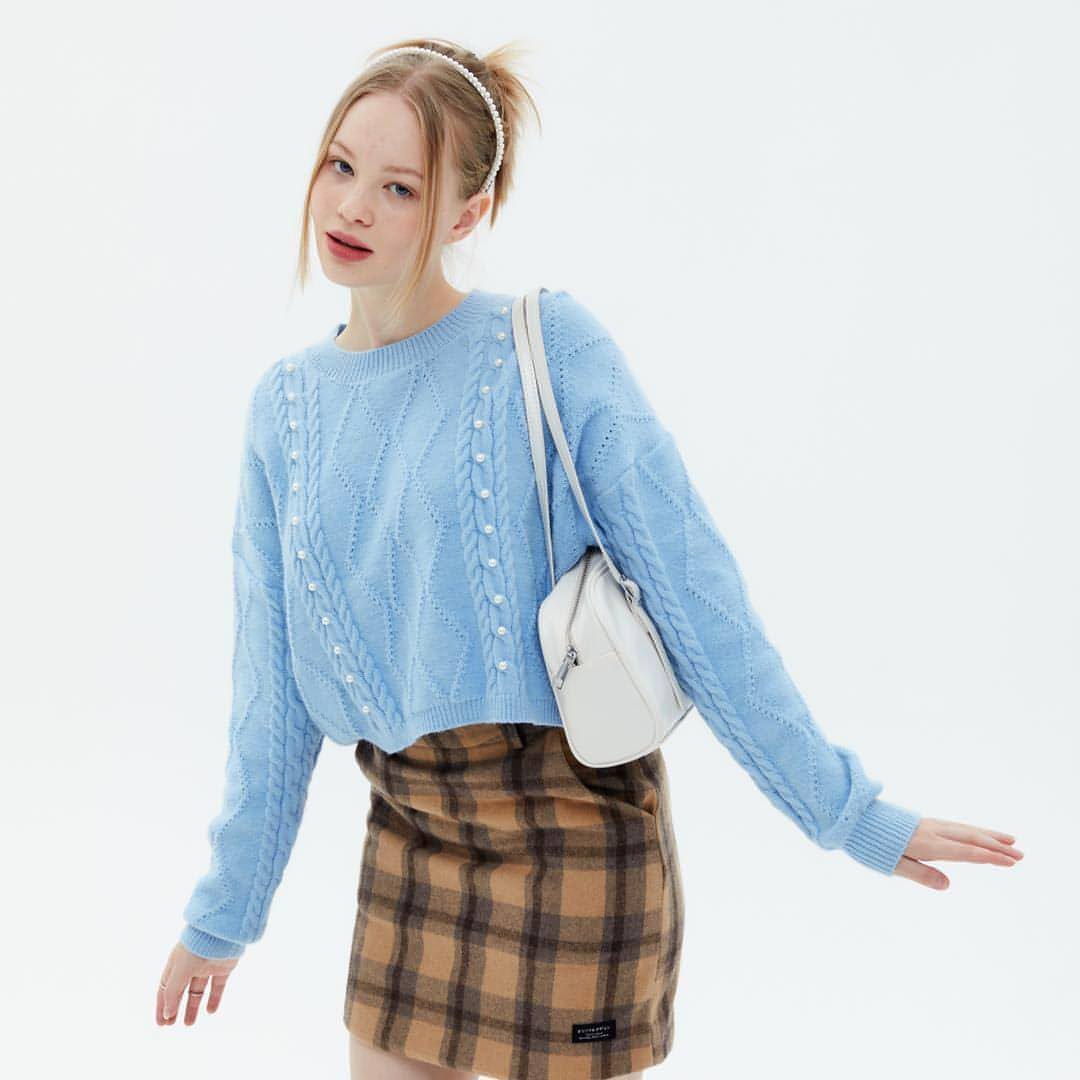 New Solid Pearl Sweater Loose And Versatile For Women Main image