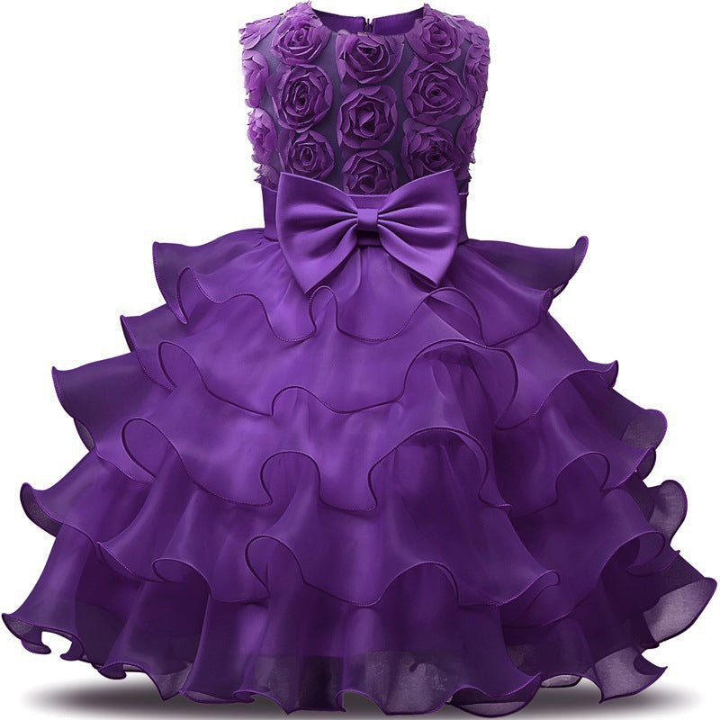 Baby Girl Dress Bridesmaid Wedding Party Children Clothing Main image