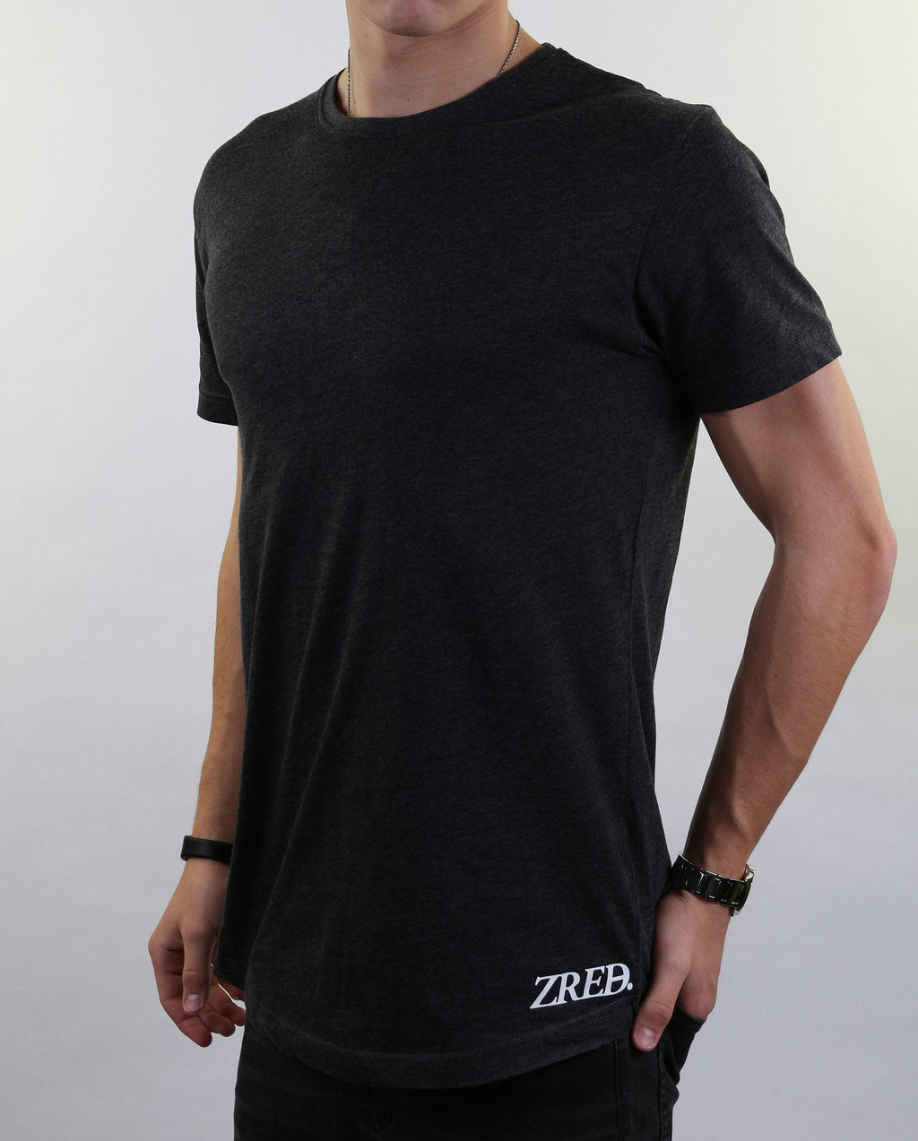 Basic Shirt v2 - charcoal - Herren