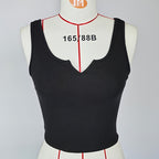 Women's Slim Fit Midriff-baring Camisole (Tank-top & T-Shirt)