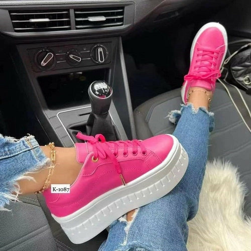 Casual Flat Women's Shoes Beige/Pink/Green/Khaki/Black/White Secondary image