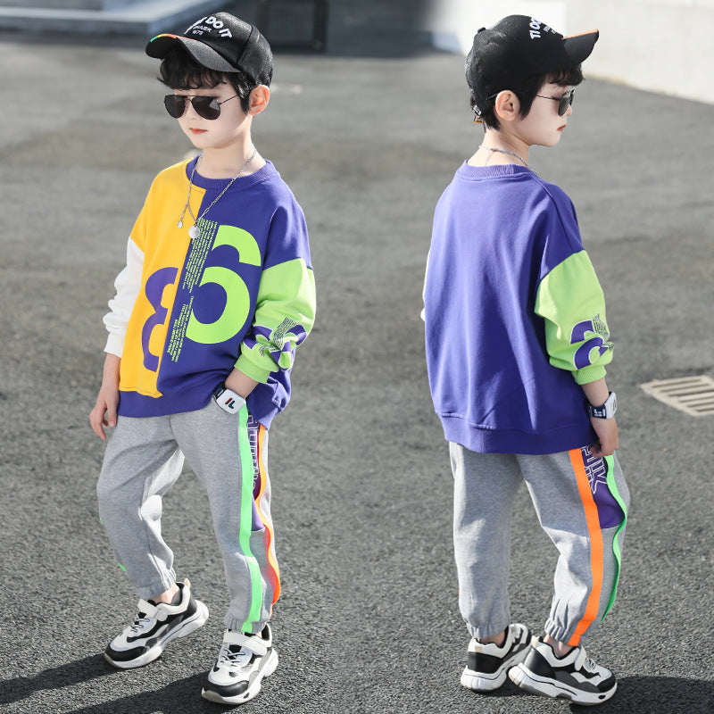 Children"s Clothing Boys" Spring Suit New Net Red Foreign Style Main image