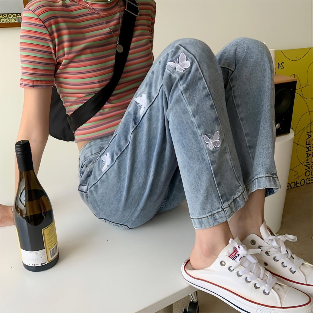 DenimDare™ Butterfly Straight Jeans