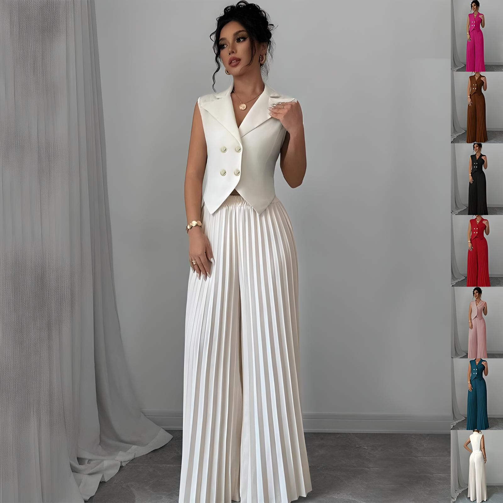 CityMuse Sleeveless Suit Set – Haute Edition 25 Main image