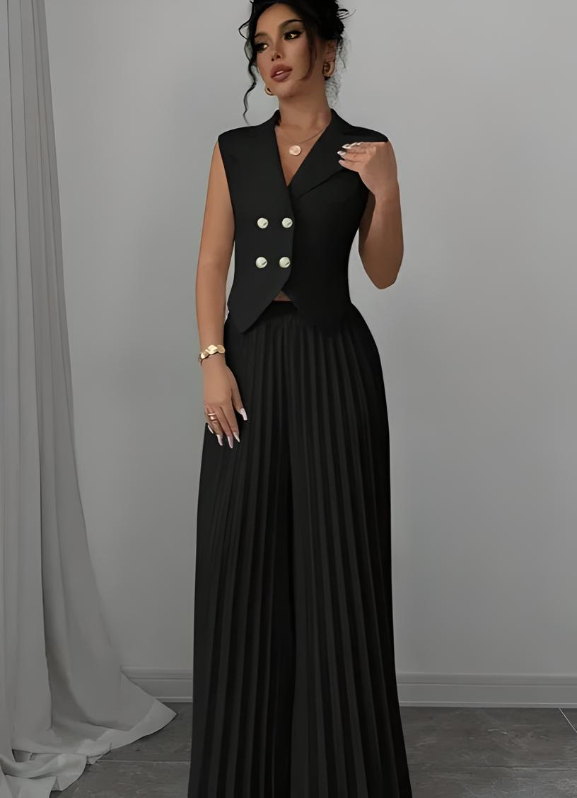 CityMuse Sleeveless Suit Set – Haute Edition 25 Secondary image