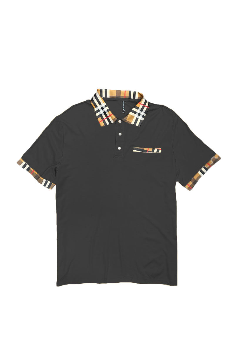 Checkered Polo and Pant Set Secondary image