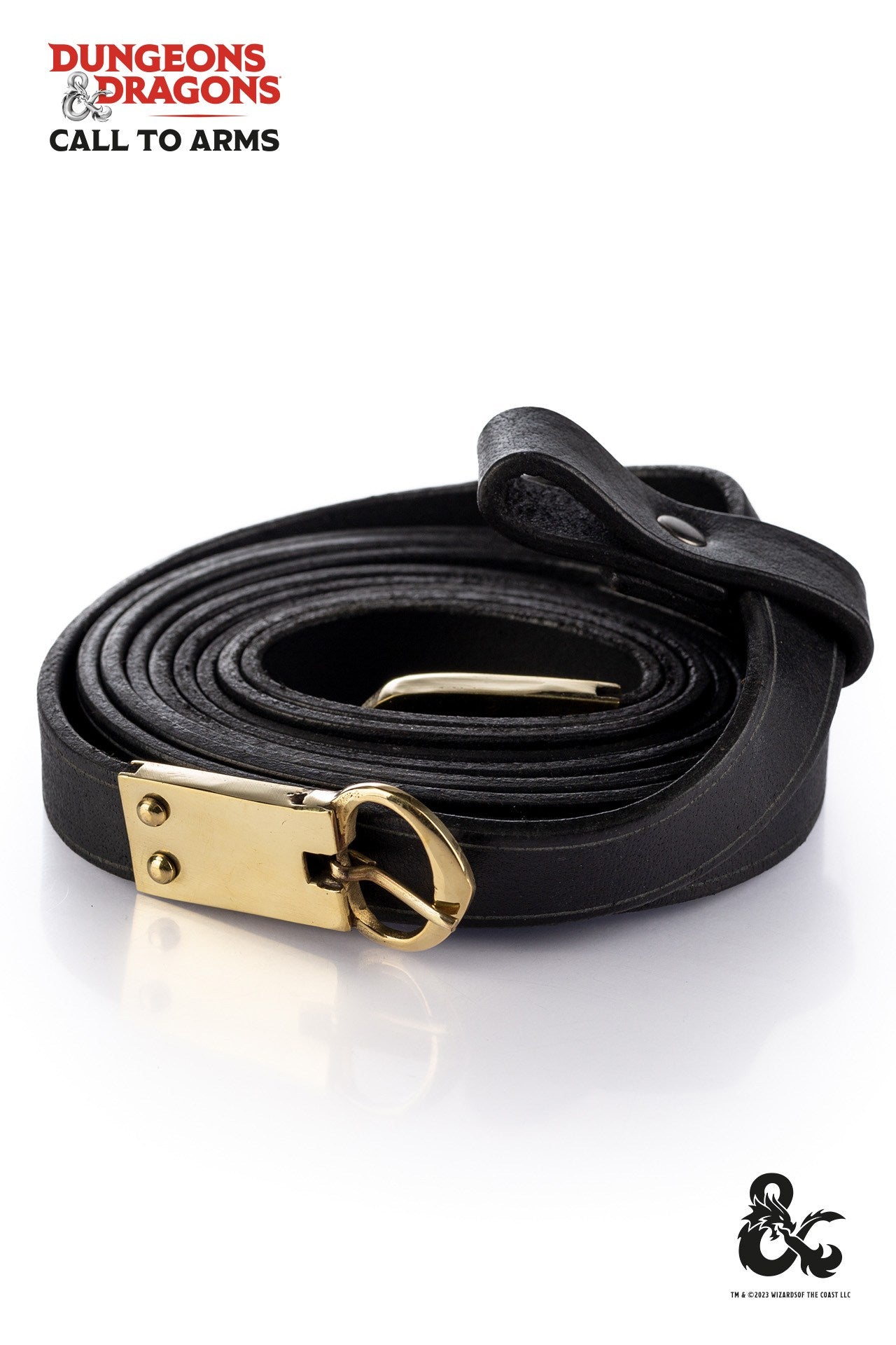 Dungeons & Dragons Double Leather Belt Black Main image