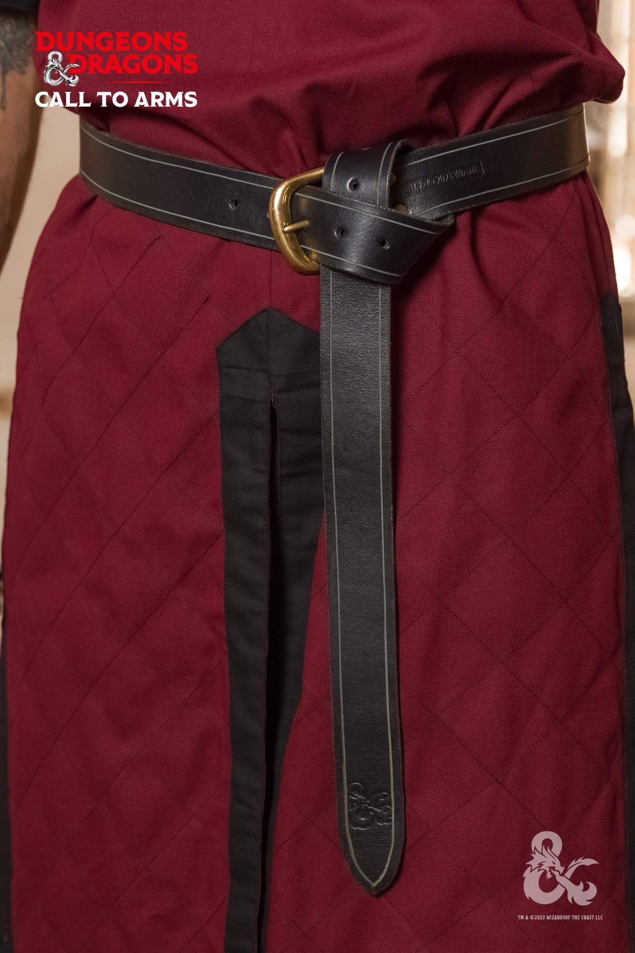 Dungeons & Dragons Leather Belt Black Secondary image