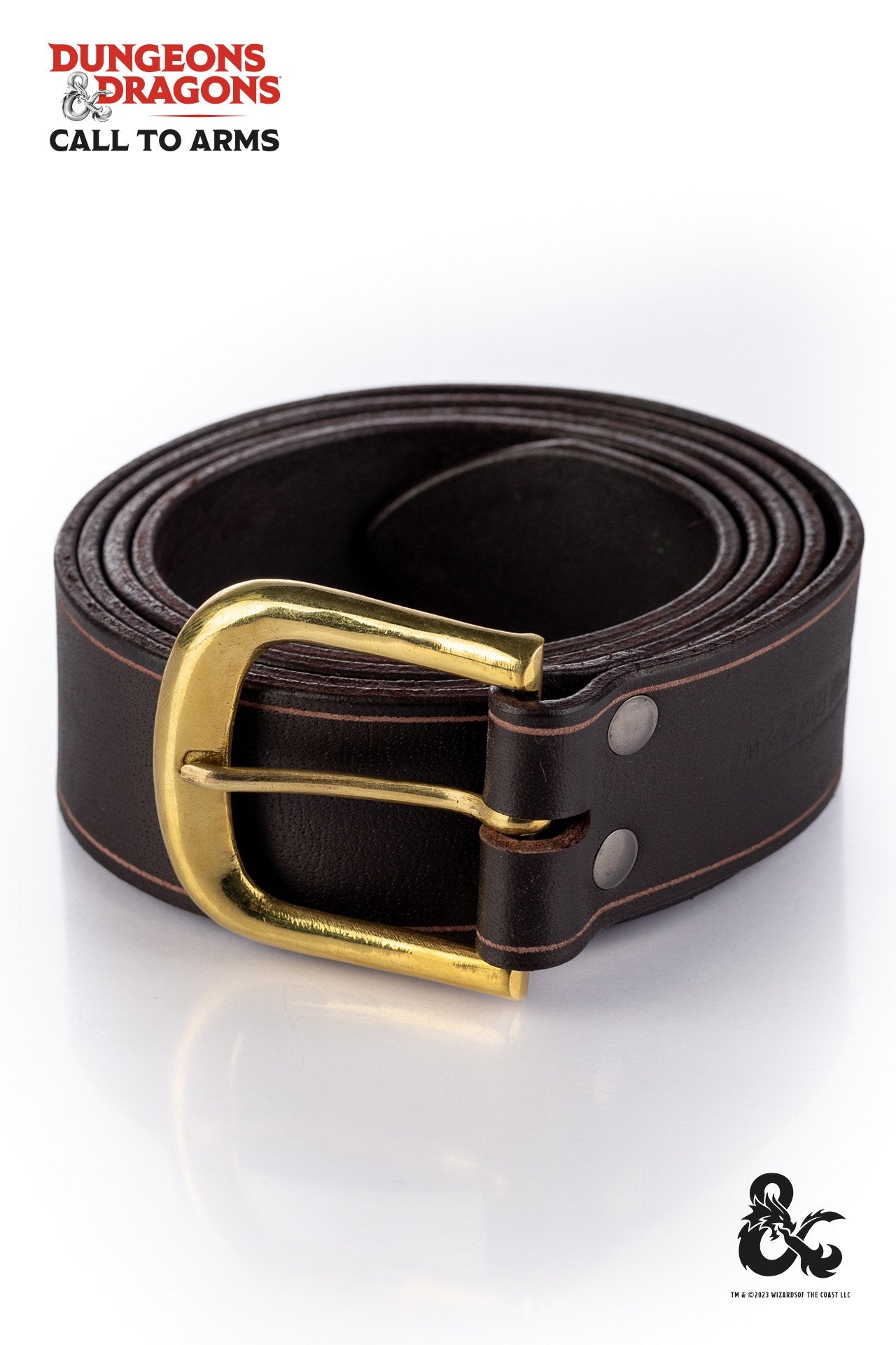 Dungeons & Dragons Leather Belt Brown Main image