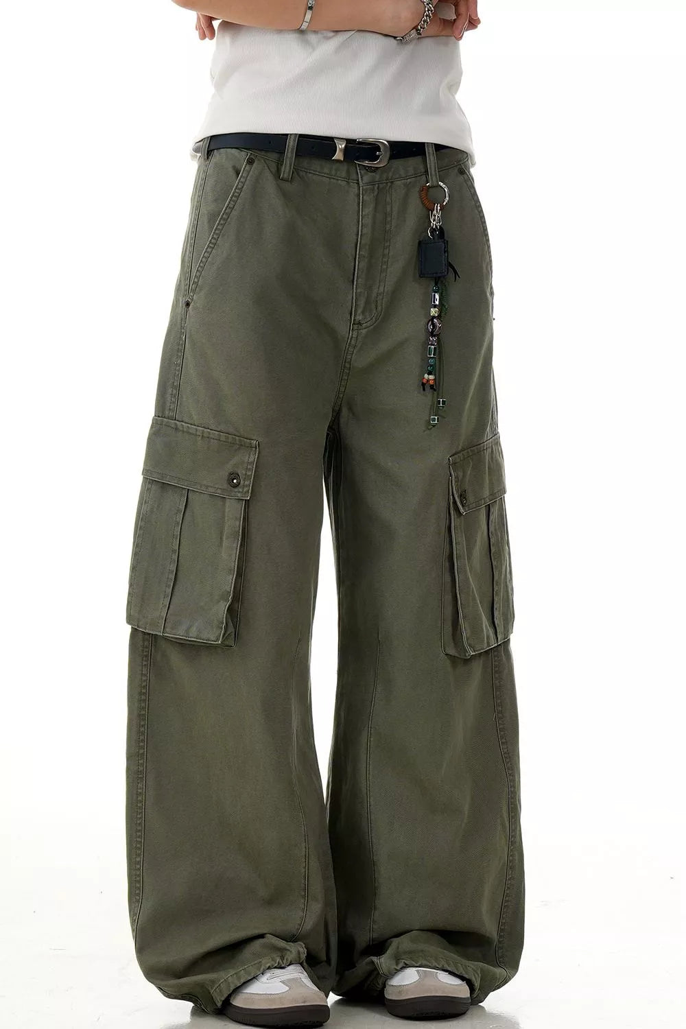 Men's Wide Leg Cargo Pants Main image