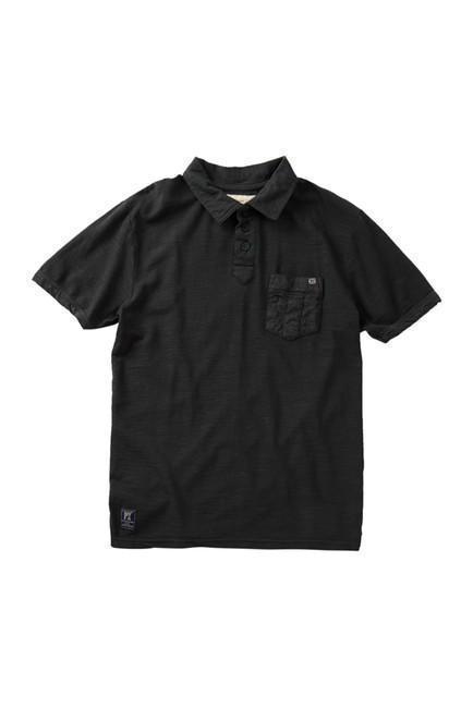 Grey Pique Polo Shirt Main image
